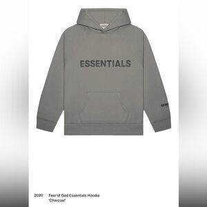 Essentials Men's Hoodie (charcoal)